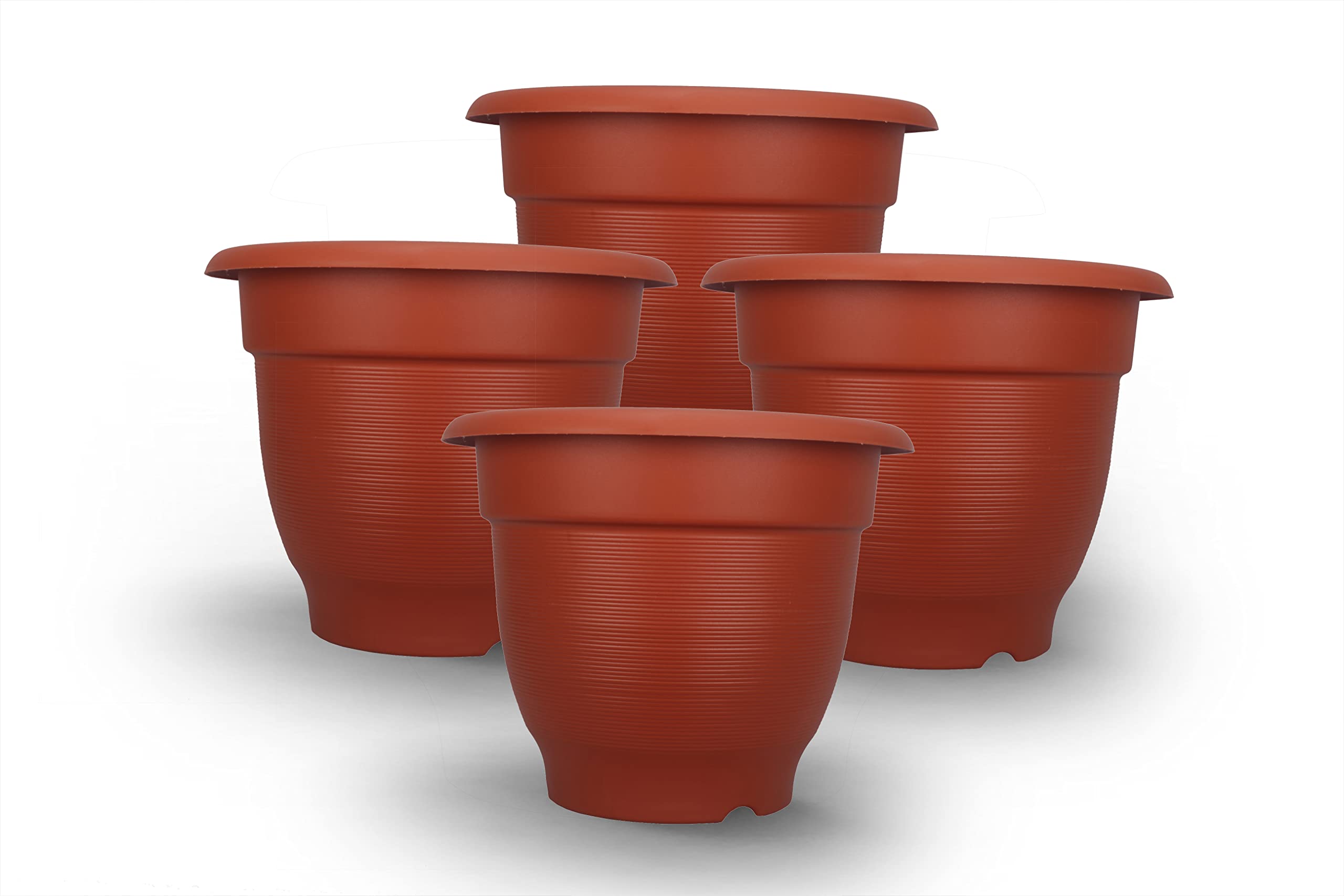 See full amazon price history chart for Halsey Round Shape Modern Design Durable Plastic Plant Pot for Gardening (Pack OF4) (Without Plates, XX-Large) Halsey Round Shape Modern Design Durable Plastic Plant Pot for Gardening (Pack OF4) (Without Plates, XX-Large) (B0BJQHPBR4) Amazon Price History, Amazon Price Tracker