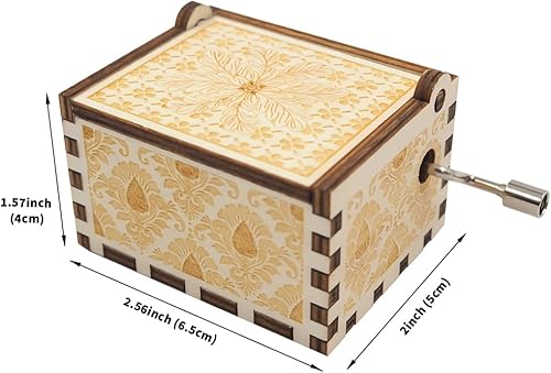 Miniatura 4 de You are My Sunshine - Caja de música de madera, mini caja musical de madera grabada con láser, regalo para el día de San Valentín, día de Acción de