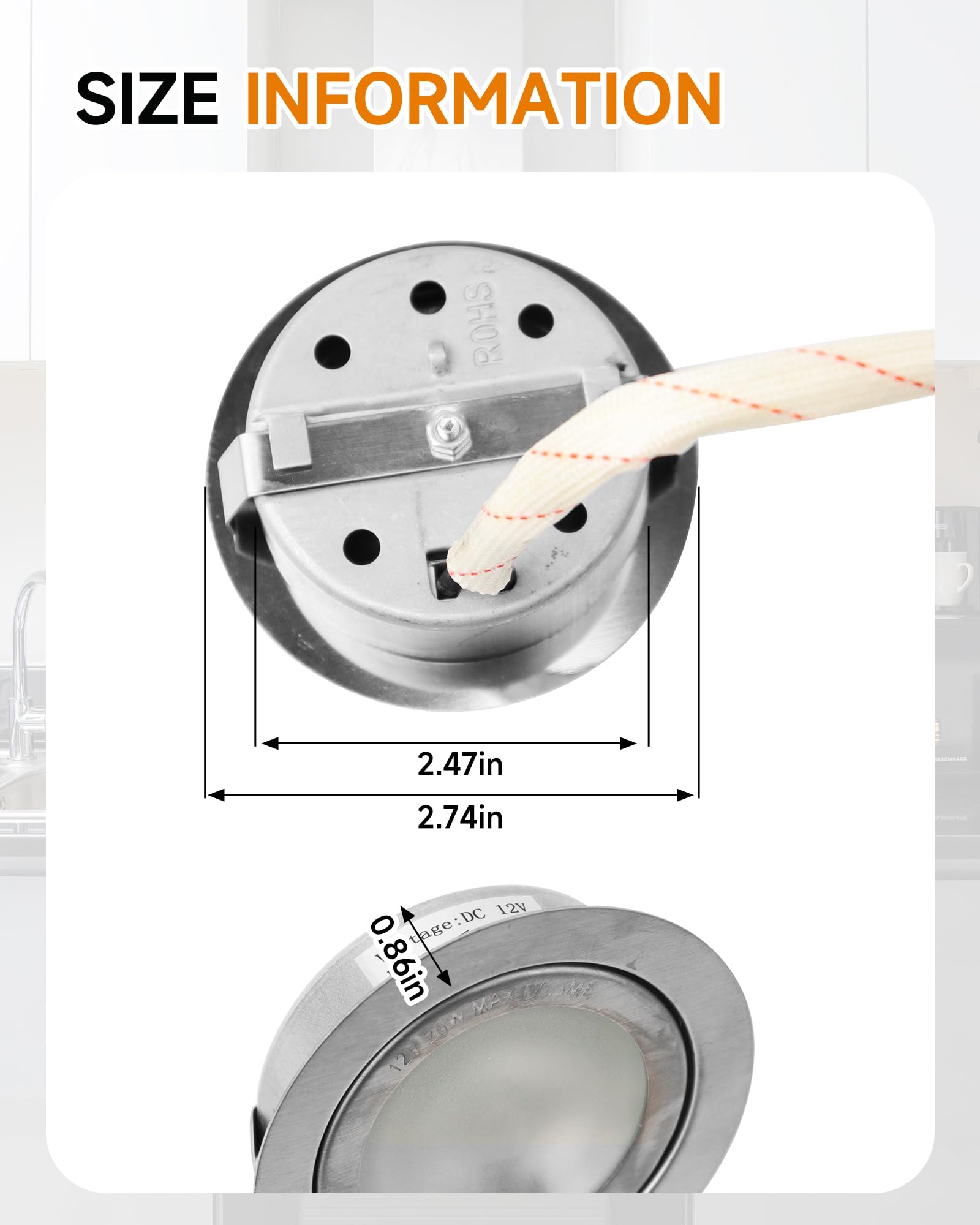 Carcasa de luz de campana extractora que sustituye a SB02300798, bombillas LED para capó compatibles con Broan Nutone PM500 PM500SS EE55000, montaje de lámpara halógena, cubierta de vidrio resistente 2