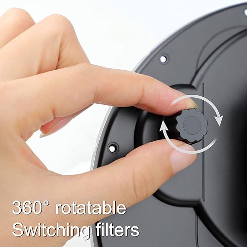 Miniatura 8 de Puerto domo para GoPro Hero 8 Black, lente de puerto domo con carcasa de buceo impermeable, gatillo, agarre flotante, filtro rojo conmutable