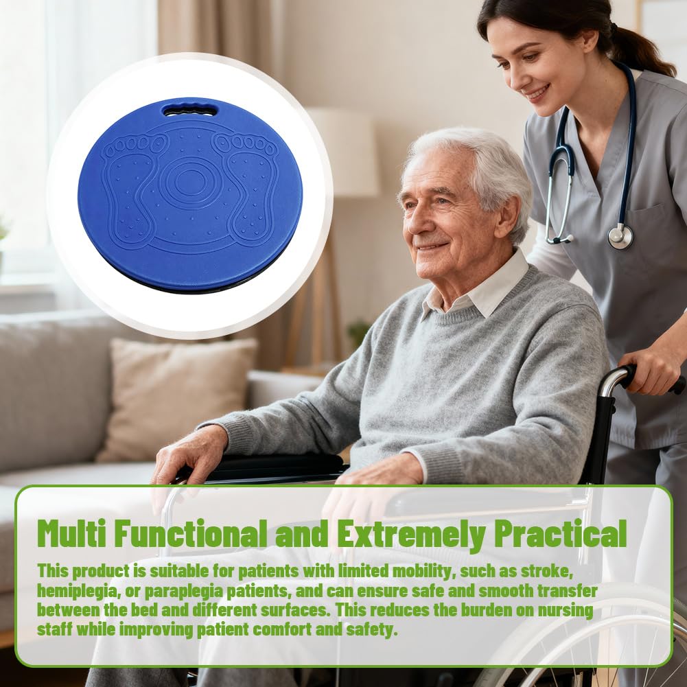 Drehscheibe Umsetzhilfe Für Menschen mit eingeschränkter Mobilität, Häuslichen Pflege Mobility Aid Transfer Disc, Rotierende Transferscheibe,Mobilitäts Stehgerät, Für Die Patientenversorgung