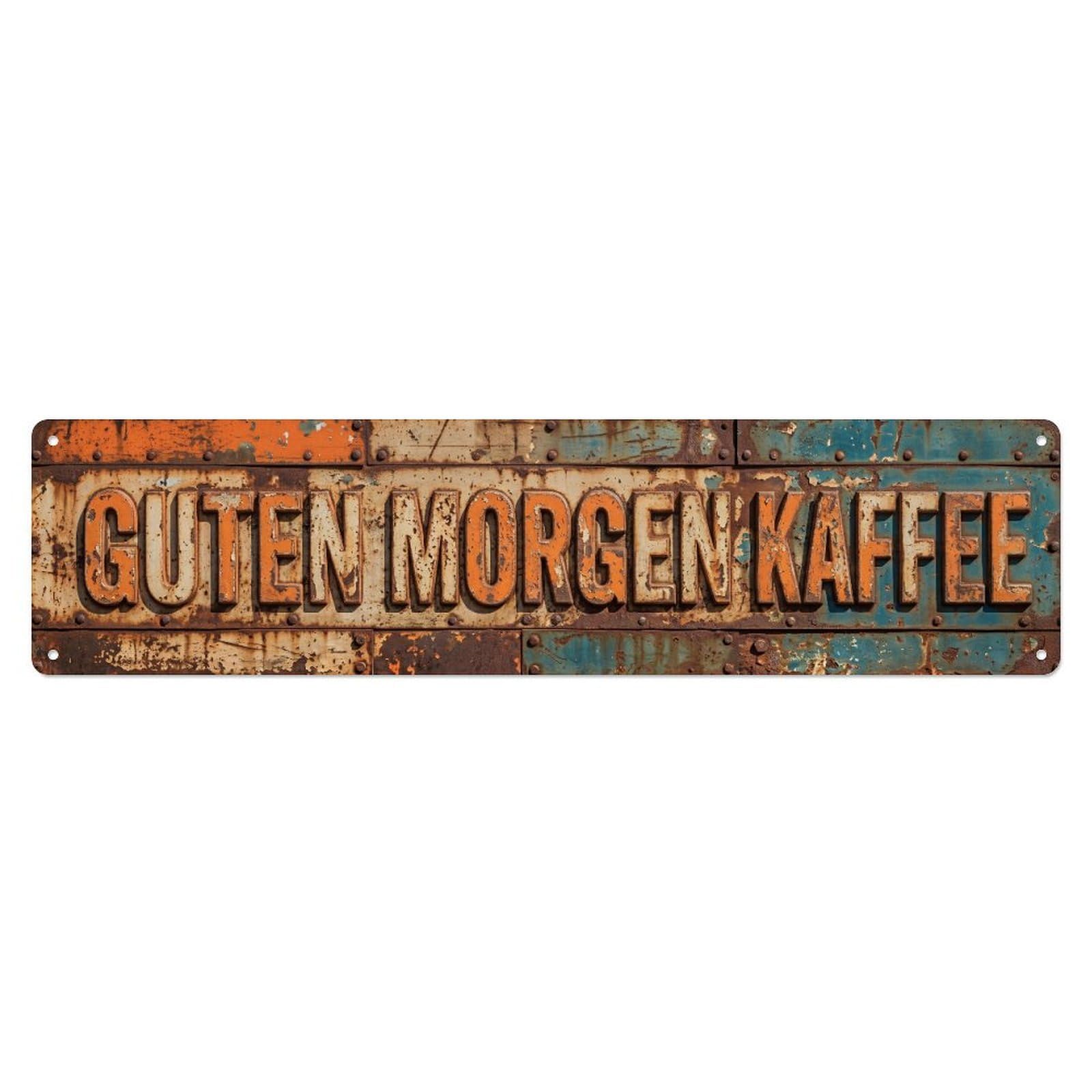Good Morning Coffee Metal Tin Skinny Sign Plaque Wall Decor for Cafe, Club Bar, Office, Home Garden Metal Poster 4x16Inch