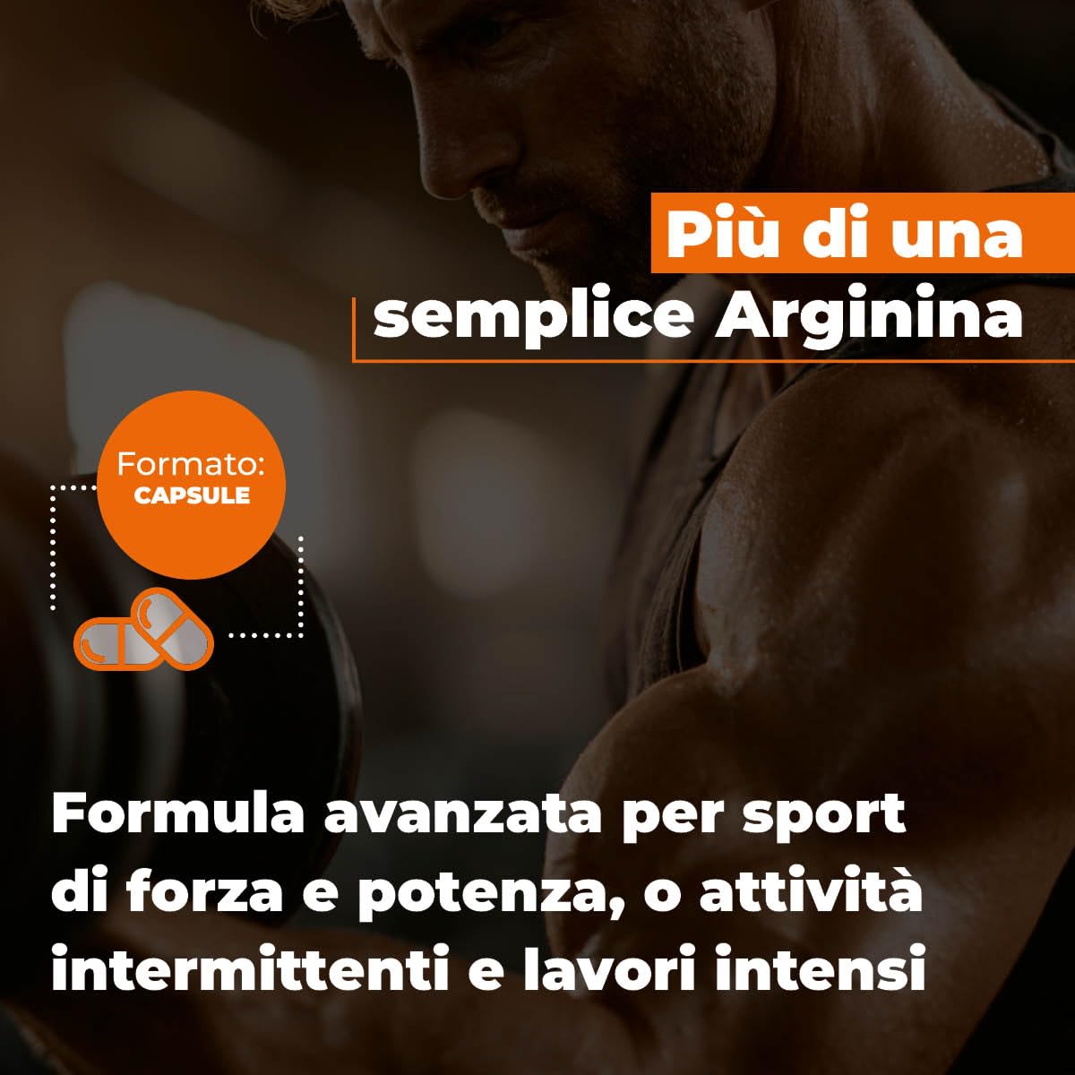 Arginina Active Power EthicSport – L-Arginina 3000mg con Citrullina, Zinco e Vitamina B12 – Integratore per sport di forza, potenza e attività intense – 120 capsule