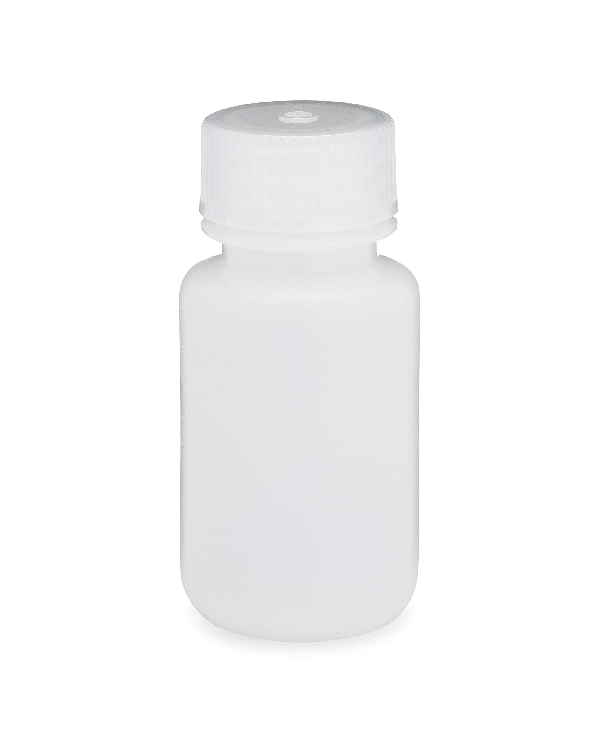 labForce1155L45 Bottle, Wide Mouth Round, HDPE with PP Closure, 60mL, 12/Pack, 72/Case