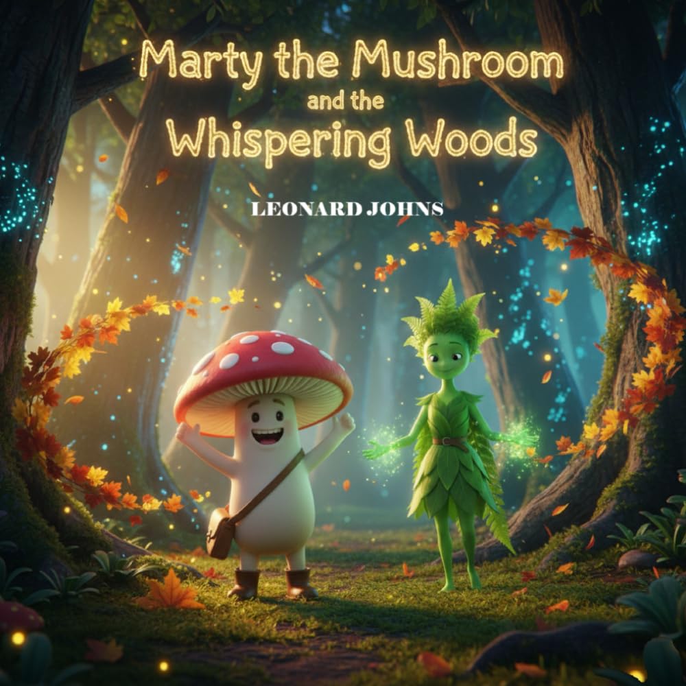 Marty the Mushroom and the Whispering Woods (Marty the Mushroom Series of Books)
