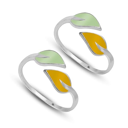 Amazon Brand - Anarva Womens Toe-Rings in 925 Sterling Silver