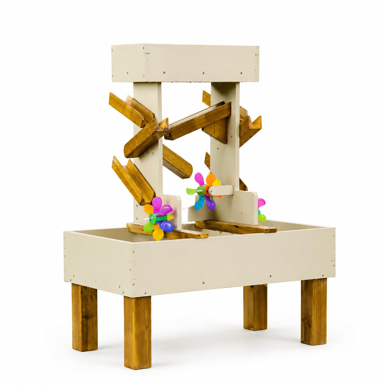 Kinder Sandspielzeug Set Sandkasten Spielset Strandspielzeug Lerneffekt Motorikförderung für Kleinkinder Spielen Lernen Frühförderung, Windmühlen-Wassertank