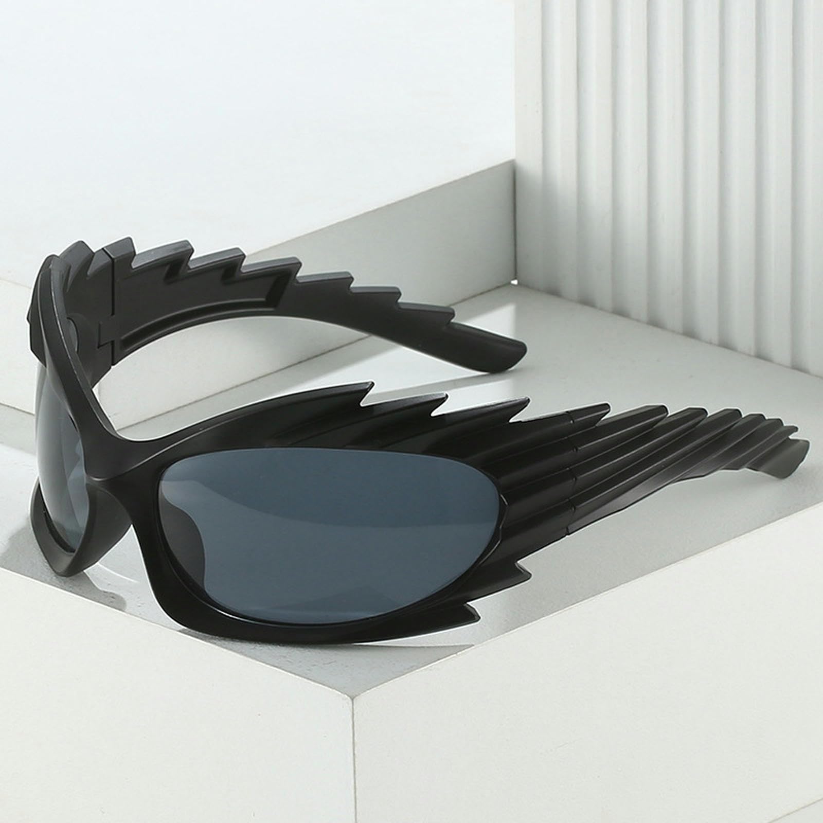 NOGRAX Okulary przeciwsłoneczne kocie oczy damskie retro gradientowe lustrzane gogle odcienie męskie sporty na świeżym powietrzu punkowe okulary przeciwsłoneczne
