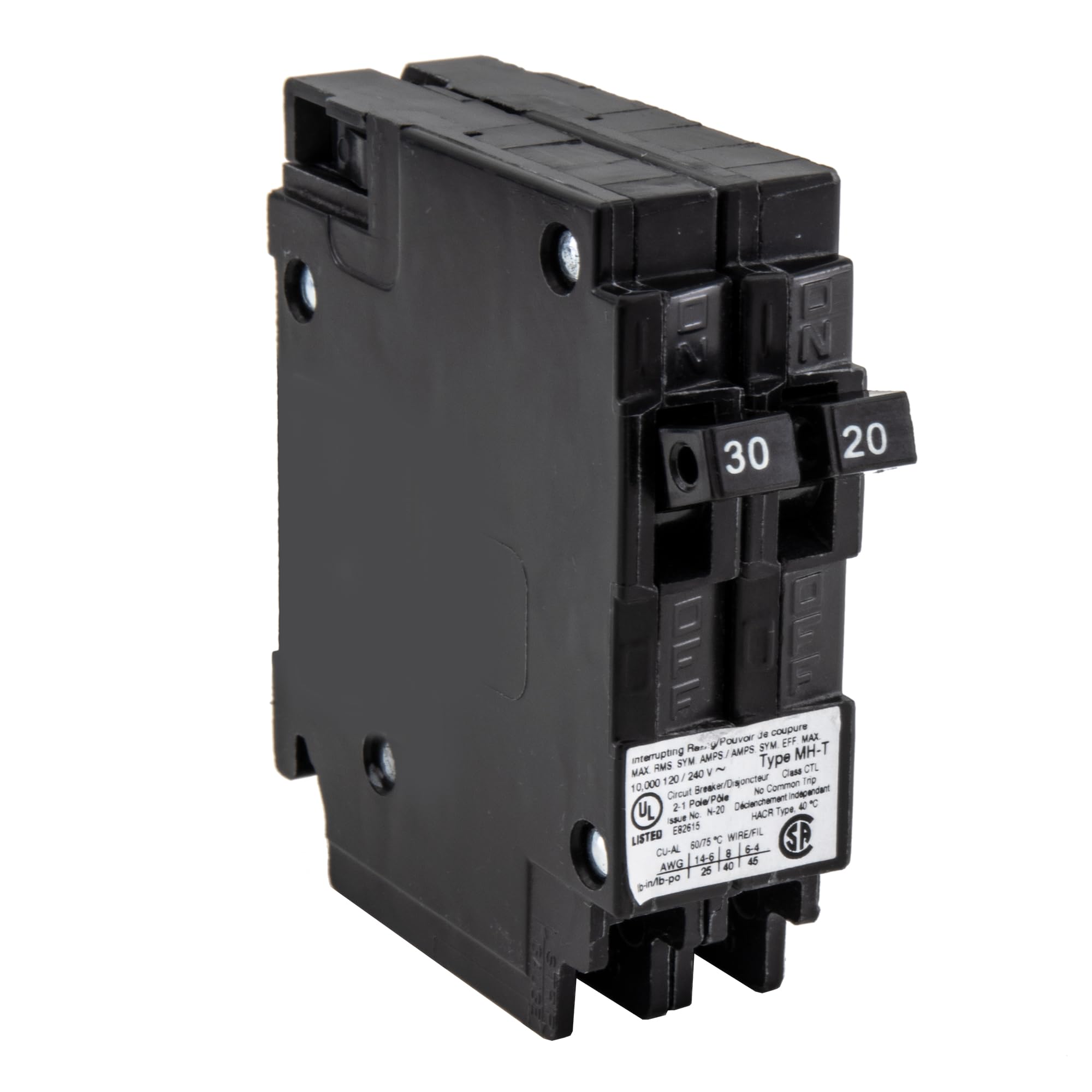 RecPro RV Circuit Breaker Q3020 | 30/20 Amp, Siemens Equivalent (1 Pack)