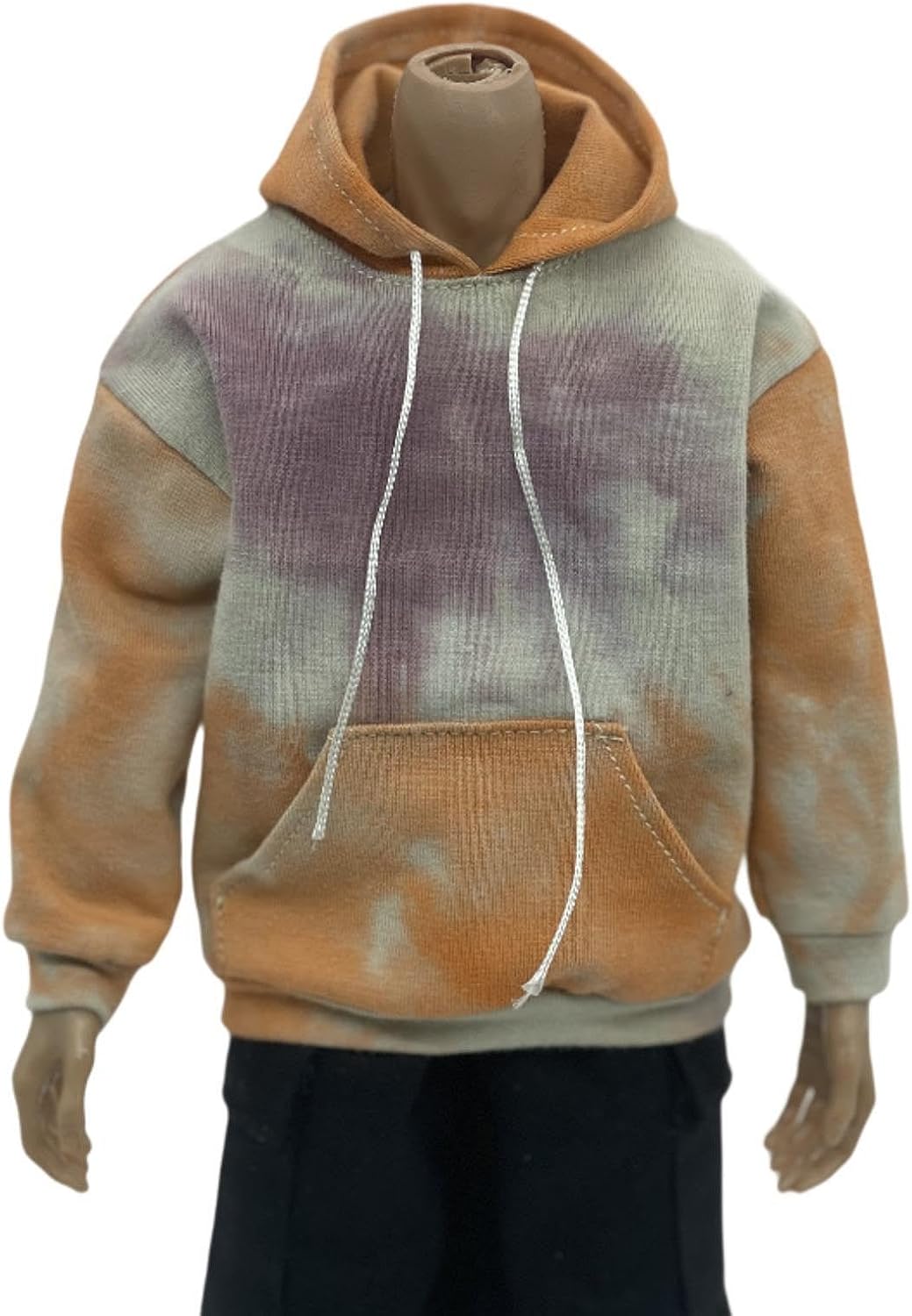 Miniature Doll Top for 12 Inch Figure, Handmade Outfit for Action Figures, Hoodies