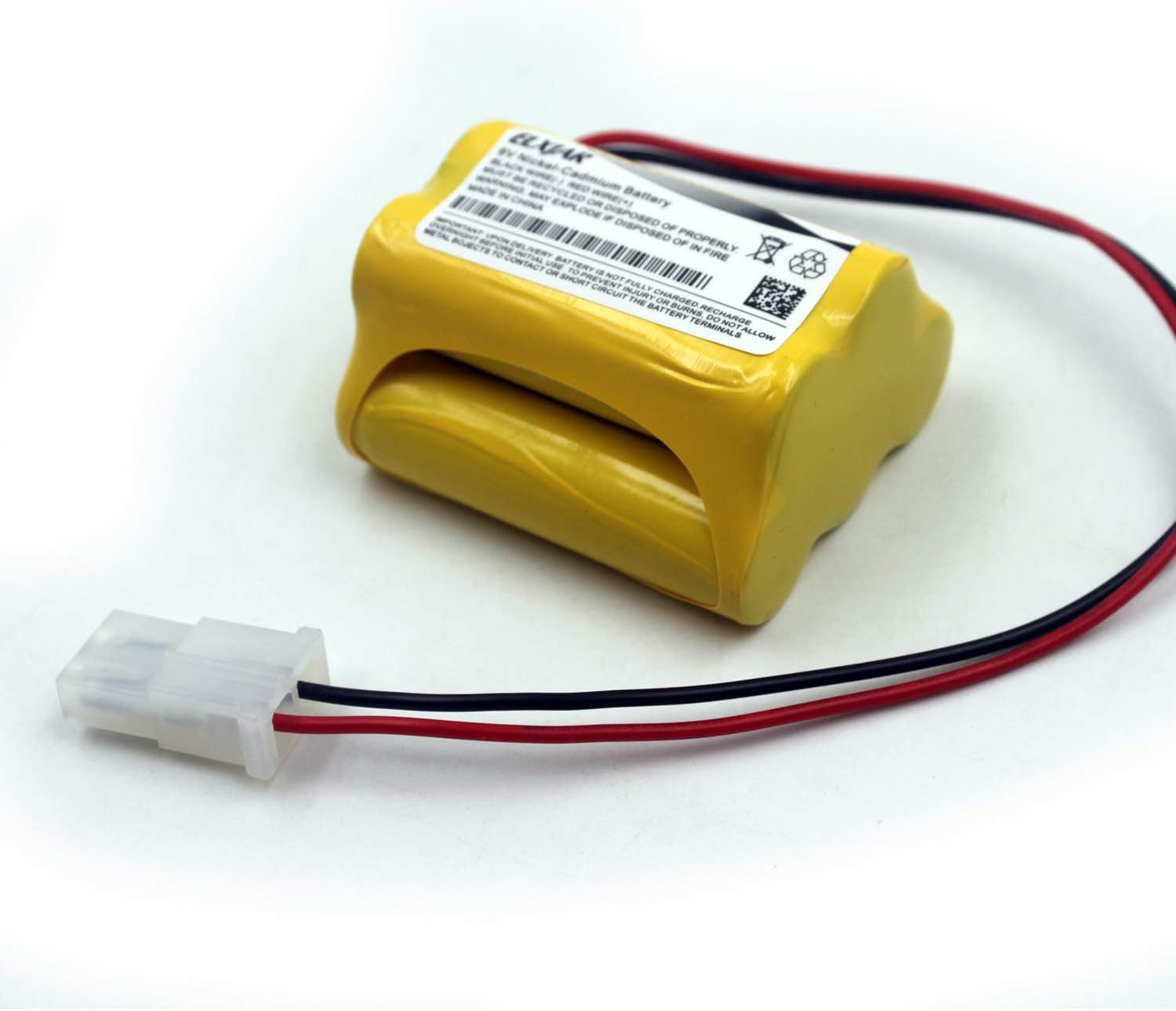 (5-Pack) 6V 1000mAh Ni-CD Battery Pack Replacement for Aritech 10050205 Lithonia ENB-06006 ENB06006 Prescolite Exit Sign Emergency Light Sharp 51500RS CE140P E82082100 - - 