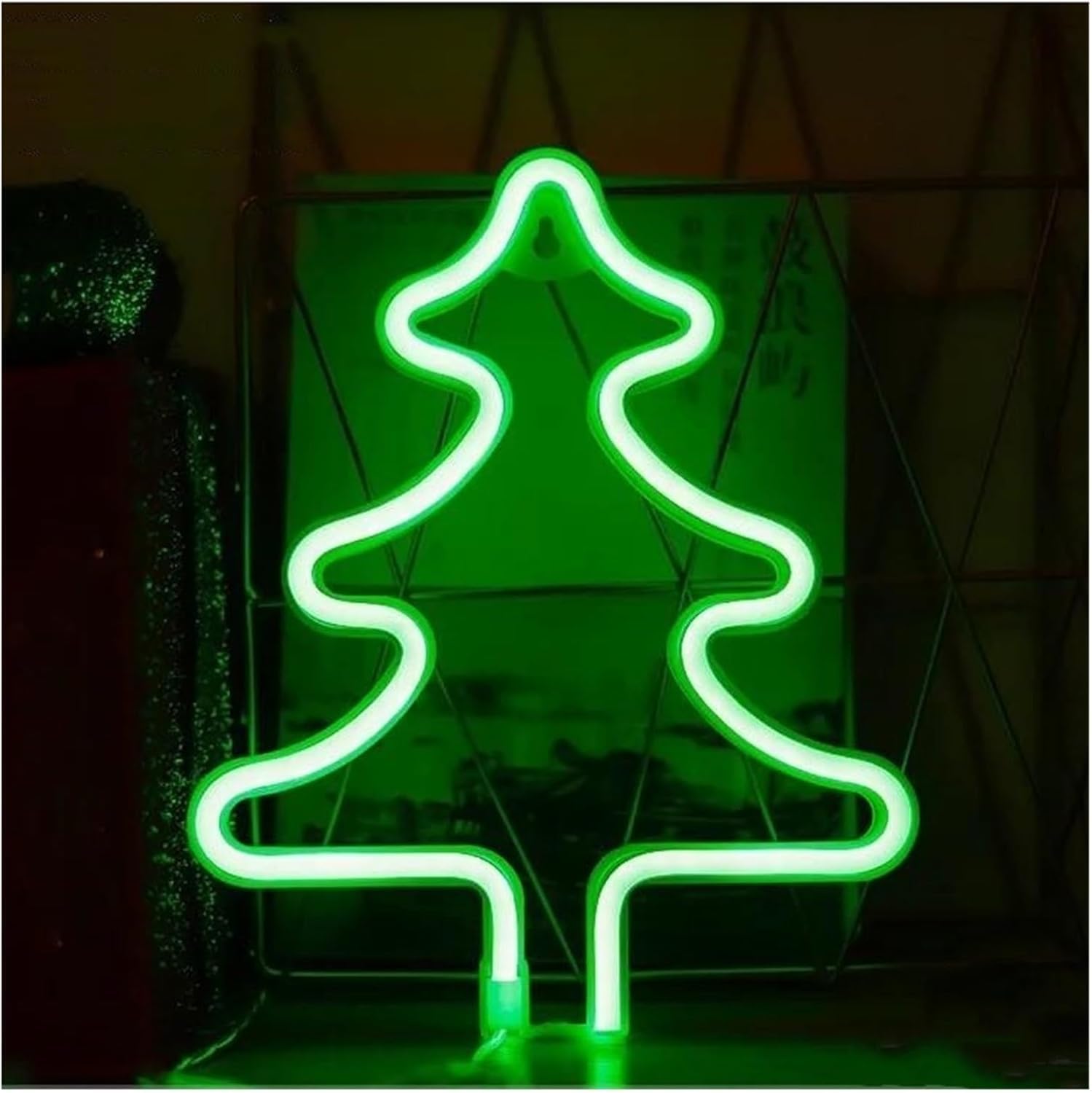 Signe néon feuille d'érable pour illuminer un coin sombre de salon - 2