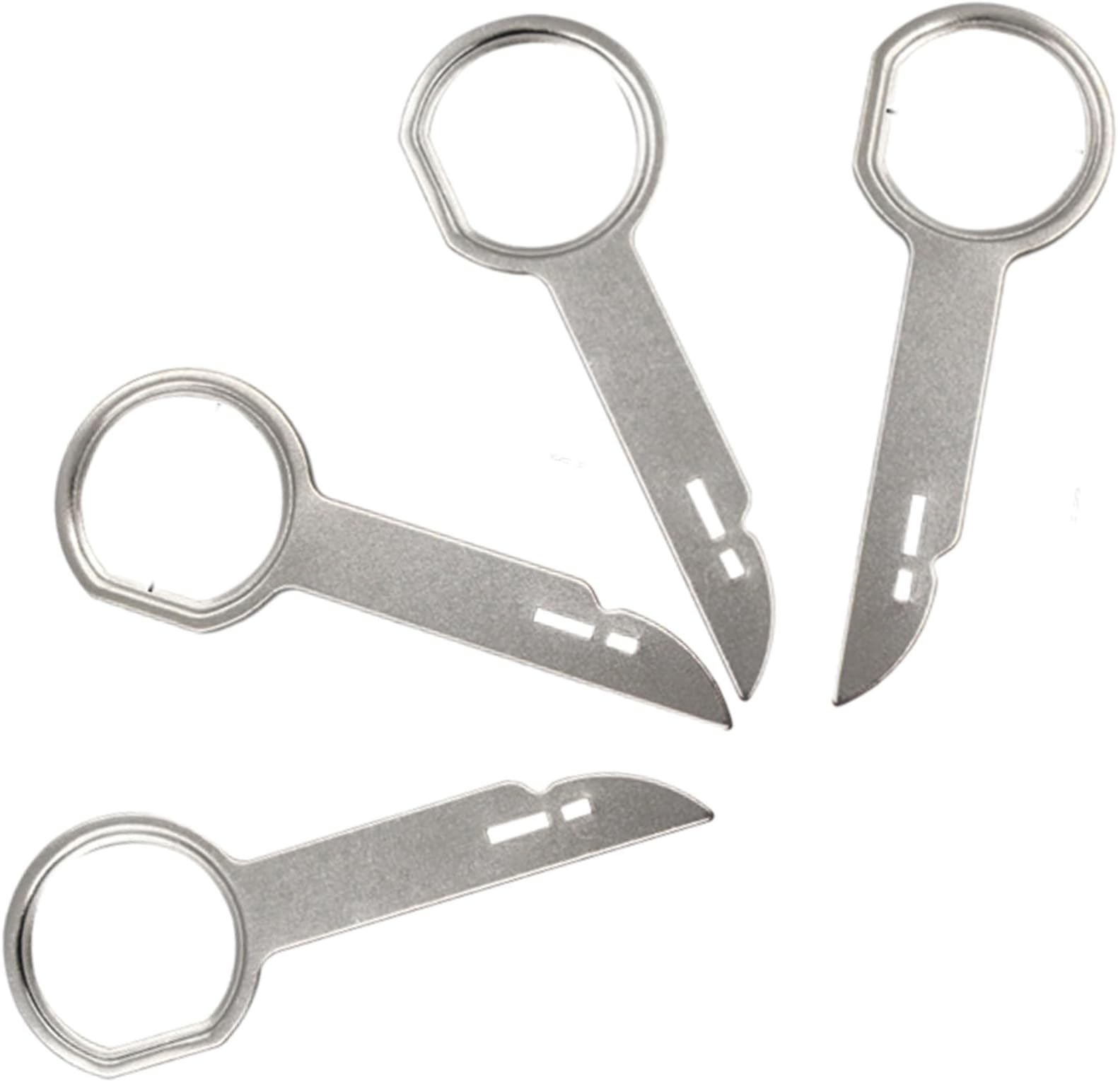 Car Radio Removal Tool Keys - X4 Stereo Removal Tool, Car Stereo Removal Tools, Radio Removal Keys For Ford For Audi For BMW For Mercedes For VW For Seat For Skoda For Porsche