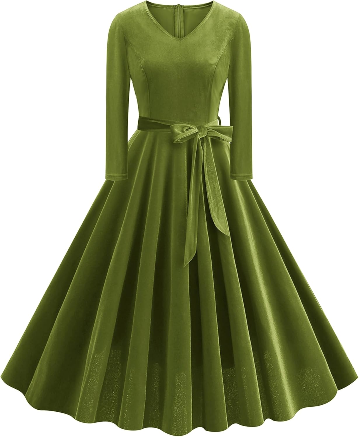 ivory green bridesmaid dresses Pine Green Velvet Vintage 1950's Pine Green Velvet & Rhinestone Detail Dress UK 8 US 4