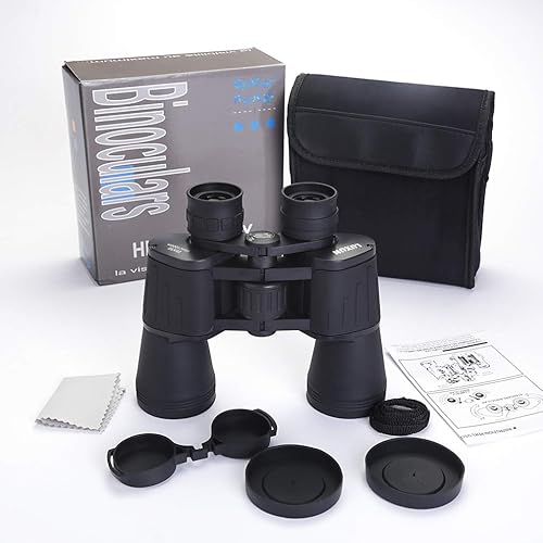 Miniatura 7 de Prismáticos para adultos 20 x 50 pulgadas alta potencia HD duradero profesional impermeable para observación de aves caza fútbol juegos deportivos