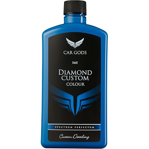 Car Gods Iris Custom Color Mid Blue 3-in-1 Polish Wax Color Restorer & Scratch Remover, 16 Colors Available, 17 Fl Oz