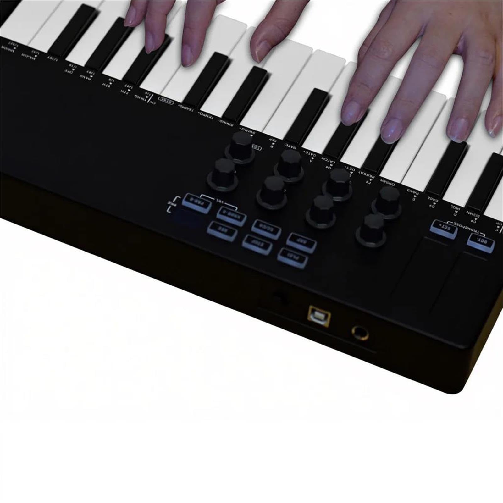 Teclado De Música Con Controlador Portátil Teclado Electrónico Profesional