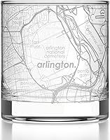 Vista 108 de Well Told Vaso de whisky grabado con mapa de Phoenix, Arizona Rocks, vaso de whisky antiguo (325ml, transparente), vaso de whisky grabado, regalos