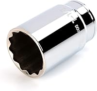 Vista 174 de TEKTON Juego de llaves de vaso de 6 puntos de 1/4 pulgadas de profundidad con riel, 11 piezas (5/32 - 9/16 pulgadas) SHD90105