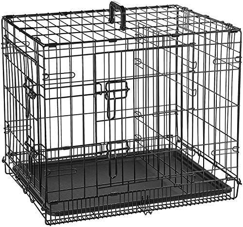PSK PET MART 30 Inch Double Door Folding Black Metal cage with Removable Tray and paw Protector for Dogs,Cats and Rabbits (B08NGPWSNY) Amazon Price History, Amazon Price Tracker
