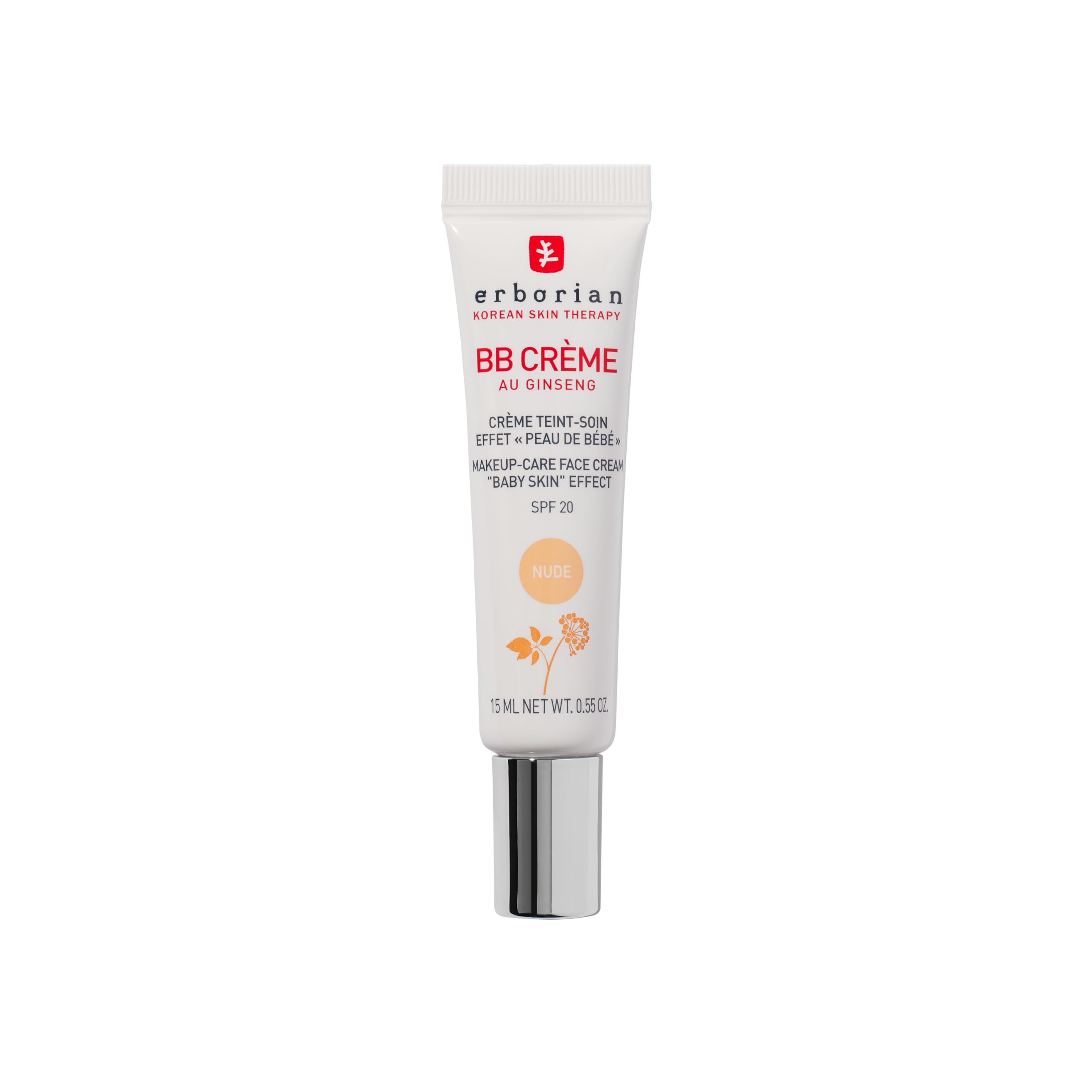 ErborianCC Cream with Centella Asiatica - Color Correcting Cream with Healthy Glow Effect - Natural and Luminous Finish - Long-Lasting Hydration - Korean Cosmetic Care