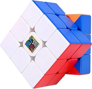 Moyu Meilong 3x3 M Magnetic Speed Cube - Fast Stickerless Magic Cube, Smooth Vivid Colour 3D Puzzle Toy Travel Games for Adults and Kids, Turns Quicker Than Original