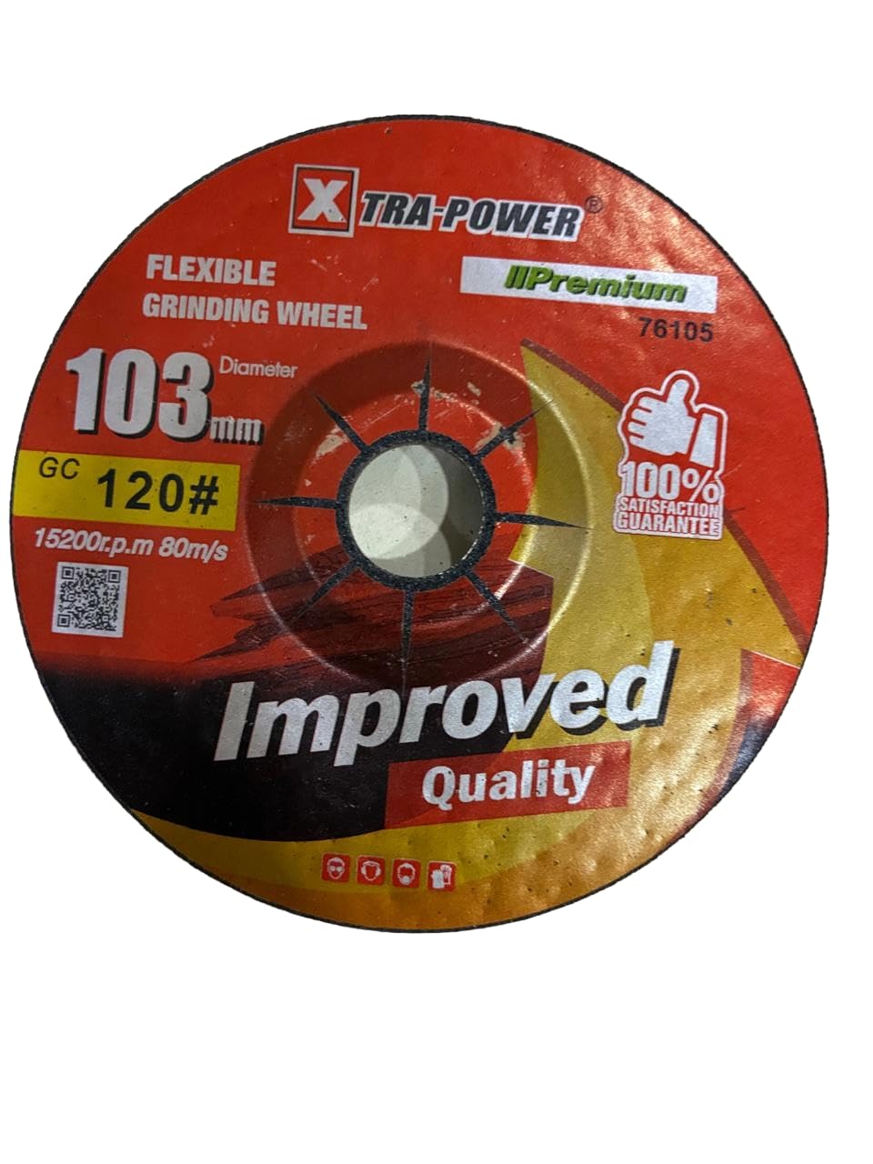GC Wheel Flexible Grinding Disc – GC120 xtra power (Premium Marble, Granite, Stone, Polishing, Soft touch and Grinding Wheel with Long Life & High Removal Rate) 4" 103 mmx2.8x16mm (pack of 4)-picture-17