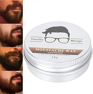 Beard Balms, 30g Beard Care Beard Wax for Men, Mens Beard Care Cream Mustache Moisturizing Wax Softens Beard Hair for Beard Smooth Styling Care
