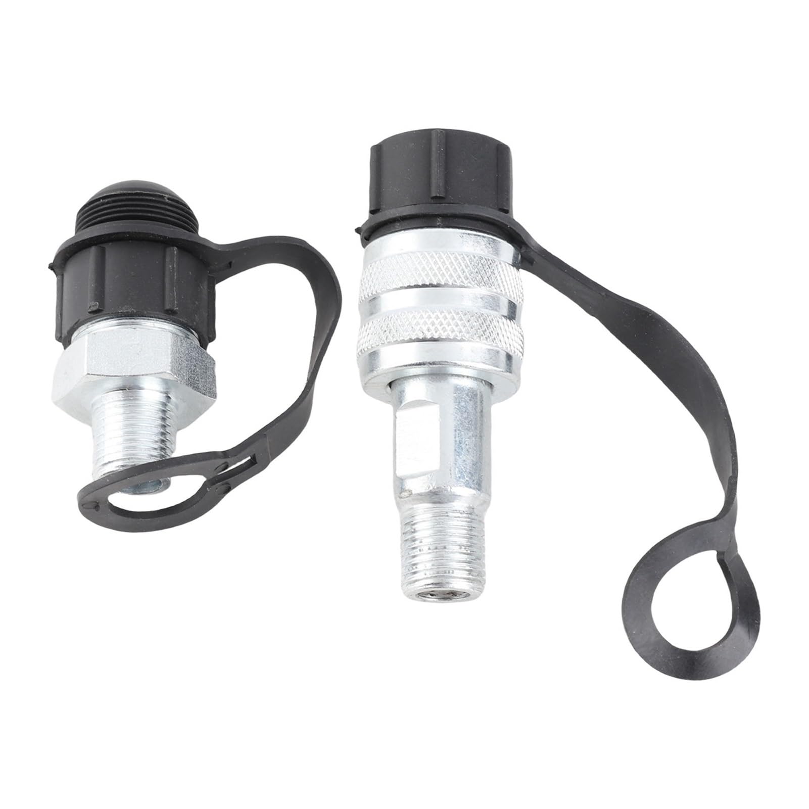 Raccord hydraulique à connexion rapide M16x1, 5 mâle femelle, coupleur en acier plaqué Cr for tuyau haute pression avec clapet anti-retour