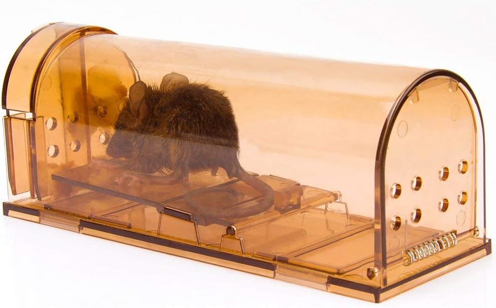 VENSMILE Humane Smart Mouse Trap No Kill Live Catch with Air Holes(2)