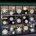 Natale Vetrofanie, Fai da Te Finestra Sticke,Vetrofanie PVC, Neve Natale Aggrappa,Fiocchi di Neve Invernali Decorativi,Porta Finestra Fai-da-Te Decorazioni,Adesivi Natalizi,Vetrofanie Fiocchi di Neve