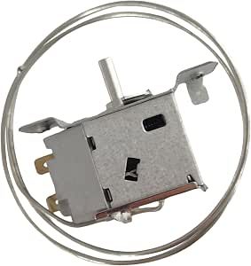 CIYODO Adjustable Fridge Thermostat - Capillary Temperature Controller For Refrigerators, Freezers & Reptile Enclosures