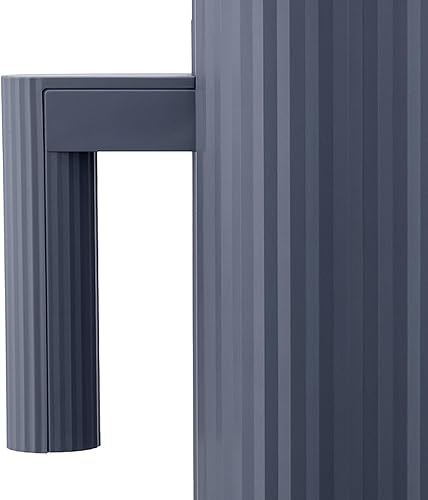 Miniatura 2 de Alessi Plissé MDL12 G - Jarra termoaislada en resina termoplástica con doble pared de vidrio térmico en el interior, color gris