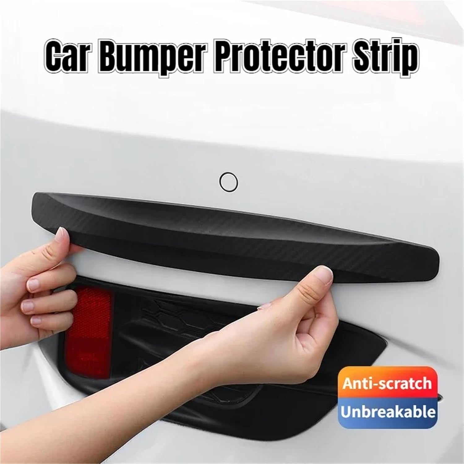 2PCS Door Strip Collision Protection(Black)