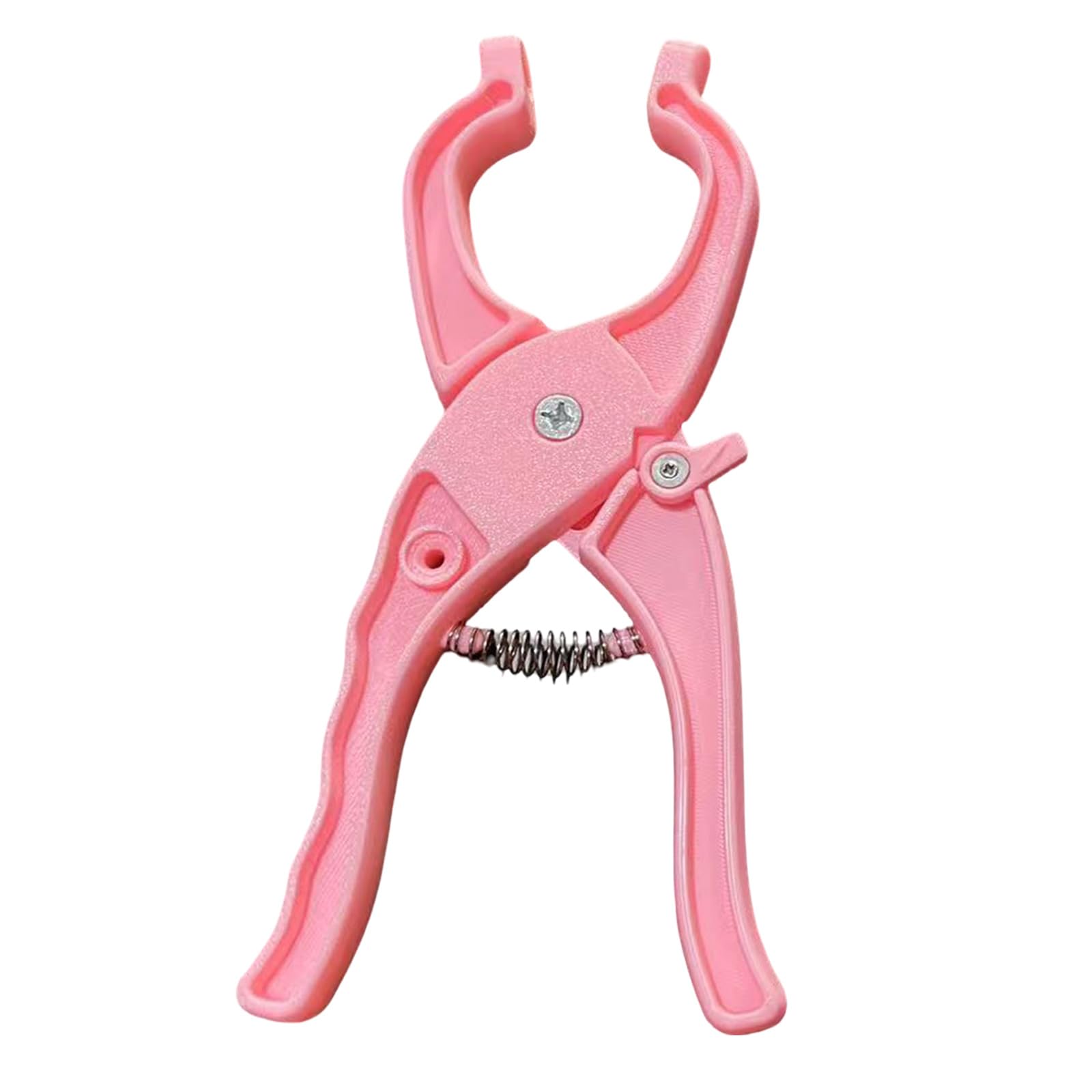1Pcs Upgraded Safety Eye Tool, Safety Eye Snapper Safety Eye Pliers for Amigurumi Crochet Auxiliary Tool for Stuffed 5-30mm Animal Eyes Doll Making Supplies (Pink)