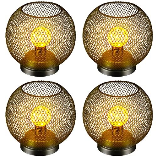 Fabbay Cordless Metal Mesh Battery Operated Table Lamps #TOP29