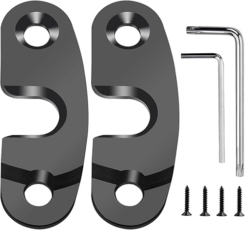 Kit de reparación de visera solar, actualización de aluminio compatible con Wrangler JK Gladiator 2018-2022 (paquete de 2), grande