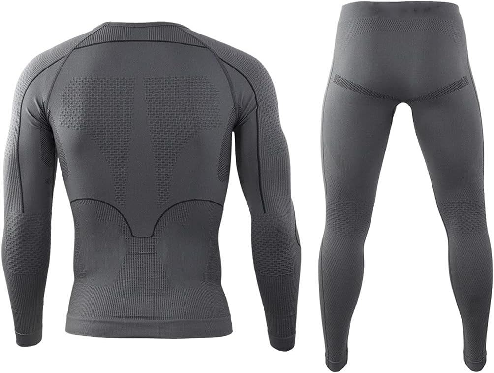 Winter Thermal Underwear Suit Men's Tight-Fitting Compression Sweat-Absorbent Quick-Drying Clothing