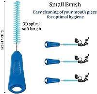 Vista 7 de Kit de limpieza de vejiga de hidratación, juego de limpiador de vejigas de agua con cepillo largo flexible para manguera, válvula de mordida pequeña