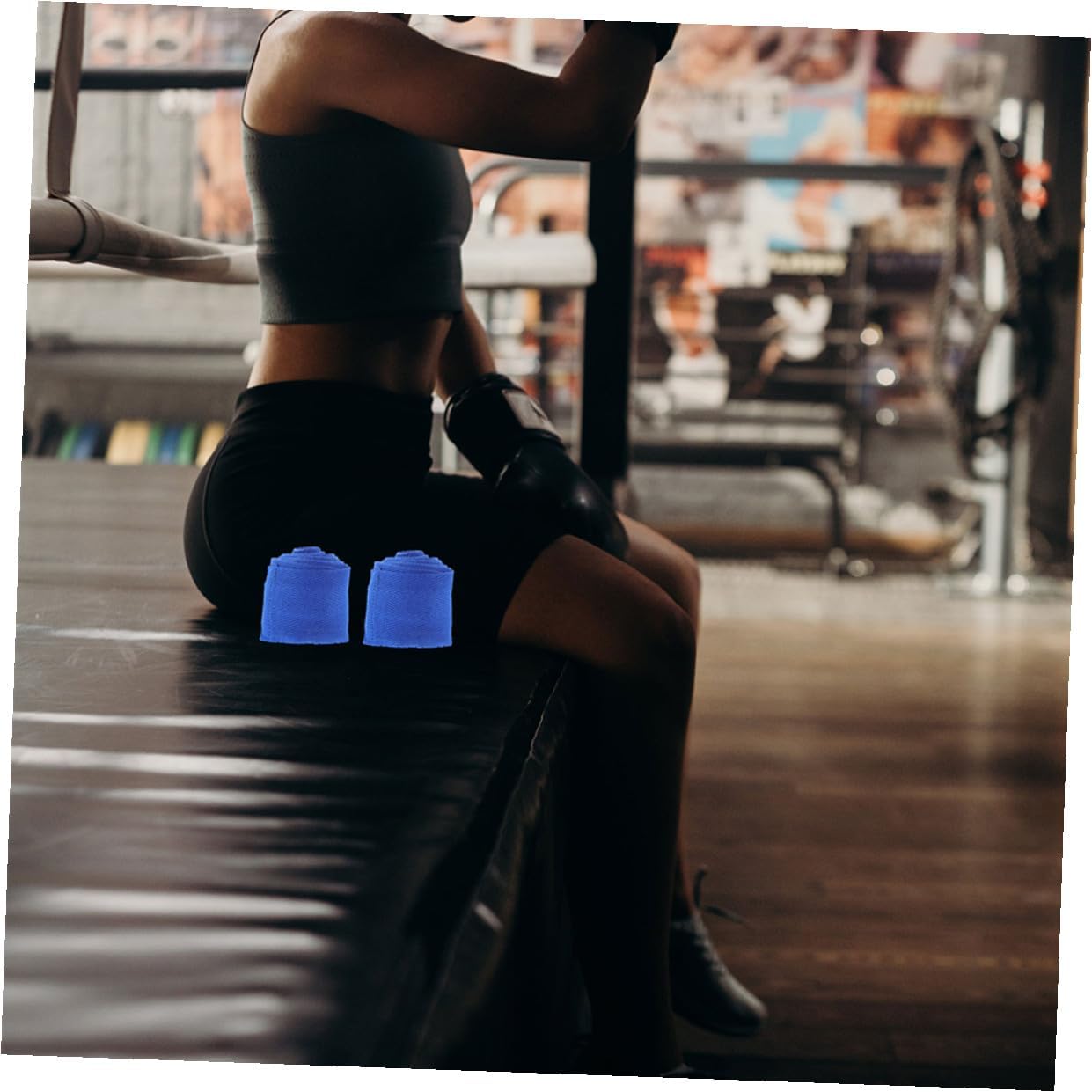 Kisangel Breathable Boxing Hand Wraps Lightweight Cotton Wrist Strap Sports Protection Bandages 2pcs 5x5m for Training Fitness