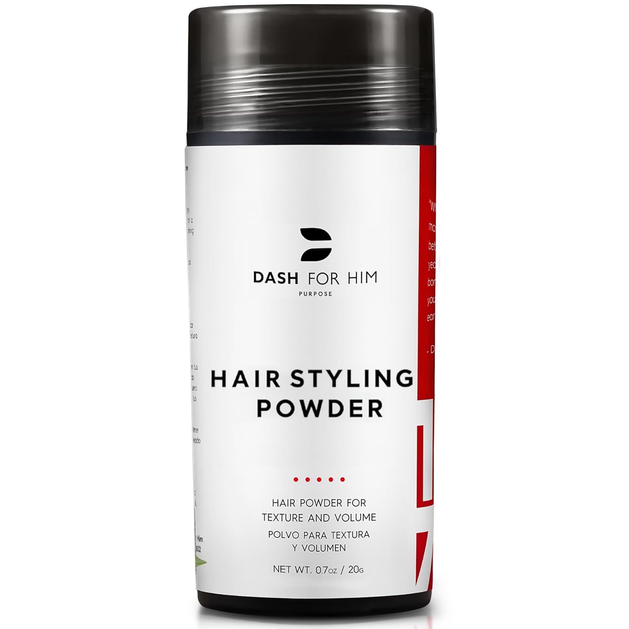 Instant Volume Hair Texture Powder for Men - Lightweight Volumizing Styling Dust for Men with Passionfruit Oil -