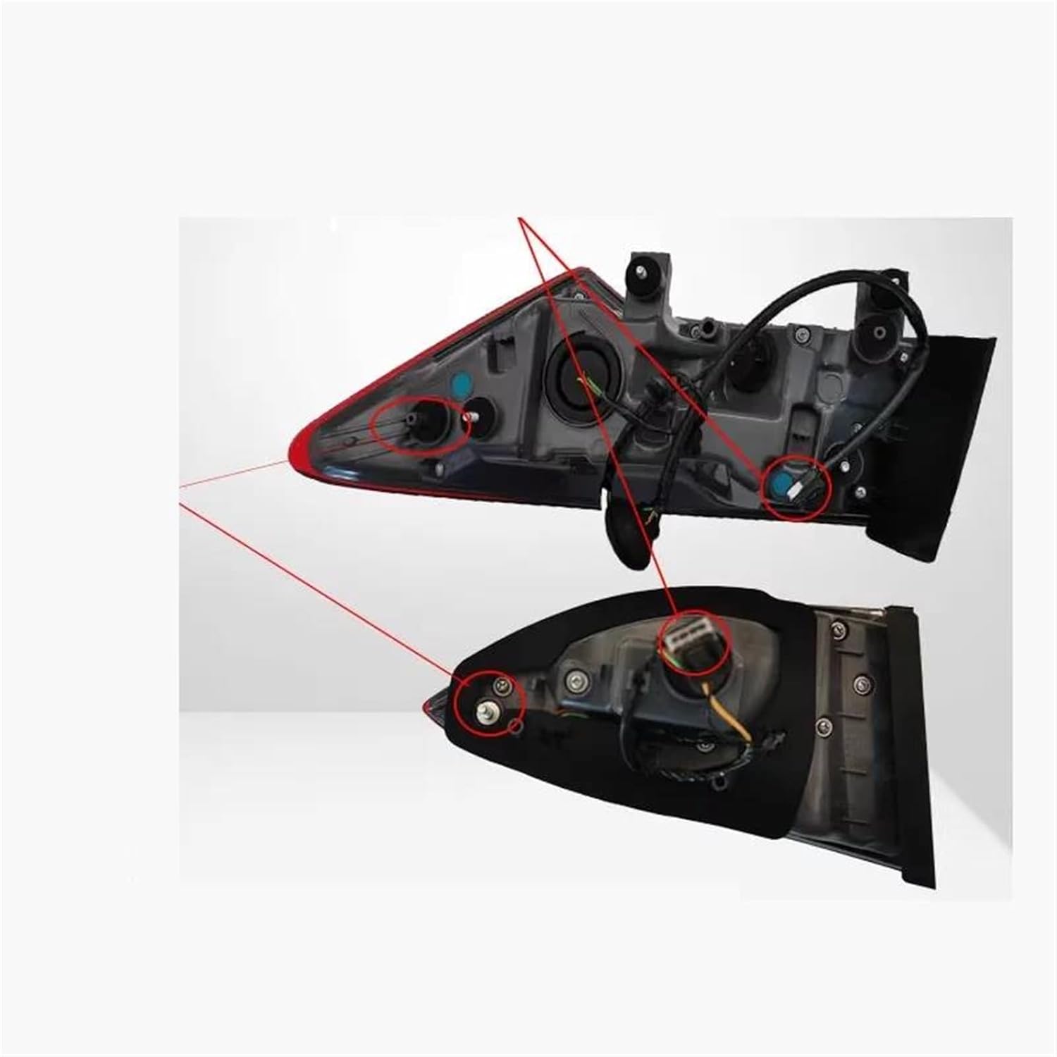 Car Rear Lights Upgrade for Buick Excelle GT 2018 2019 2020 2021 2022 Rear Tail Lamp Tail Lamp Taillight Rear Light Brake Lamp Assembly(Left Inside)