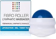 Bruizex Lymphatic Drainage Massager, Massage Roller Ball, Fibro Body Roller for Fibrosis Treatment, Liposuction, 360 Lipo, Tummy Tuck & BBL Post Surgery Recovery