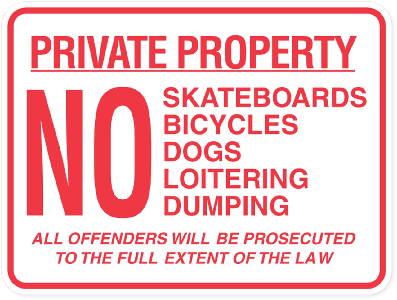 Tin sign vintage Private Property School Plaque Poster for Bar Pub Beer Home Garage Man Cave Wall Decor 12x8 Inch