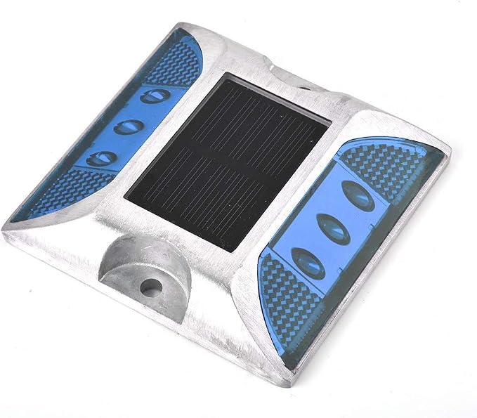 6 luces LED solares para señalización de suelo miniatura 5