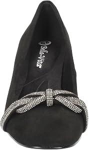 Amazon.com | Bella Vita Women's Marigold Block Heeled Pumps, Black