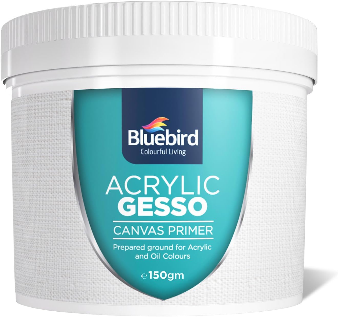 Bluebird Professional Heavy Gesso Primer for Acrylic Painting, 150 GM, Gesso Surface Prep Medium For Acrylic Paint and Oil Paint