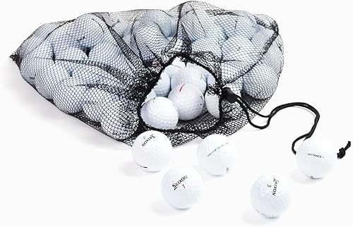 Miniatura 4 de Clean Green Golf Balls 48 pelotas de golf Srixon recicladas usadas para hombre, buenas condiciones, incluye 48 pelotas de golf a granel y bolsa de