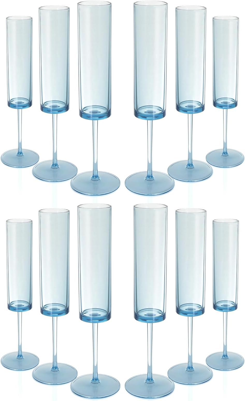 Navy Blue Champagne Flute Acrylic Champagne Glasses