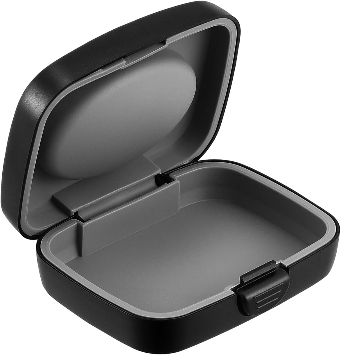 FRCOLOR Hearing Aid Case Portable Small Protective Storage Box Shockproof Carrying Carrier for Travel Hearing Aid Container for ITE, RIC, Storage Box (3.34 * 2.63 * 0.98 in)